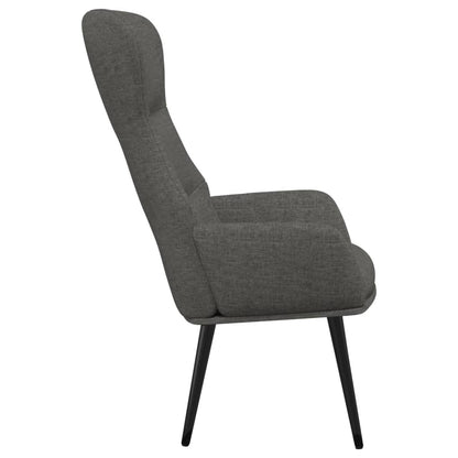 vidaXL Relaxsessel Dunkelgrau Stoff