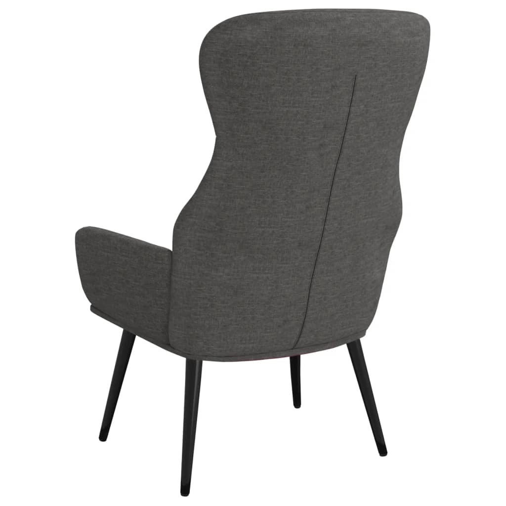 vidaXL Relaxsessel Dunkelgrau Stoff