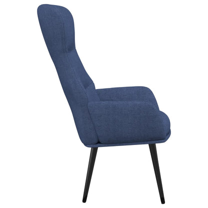 vidaXL Relaxsessel Blau Stoff