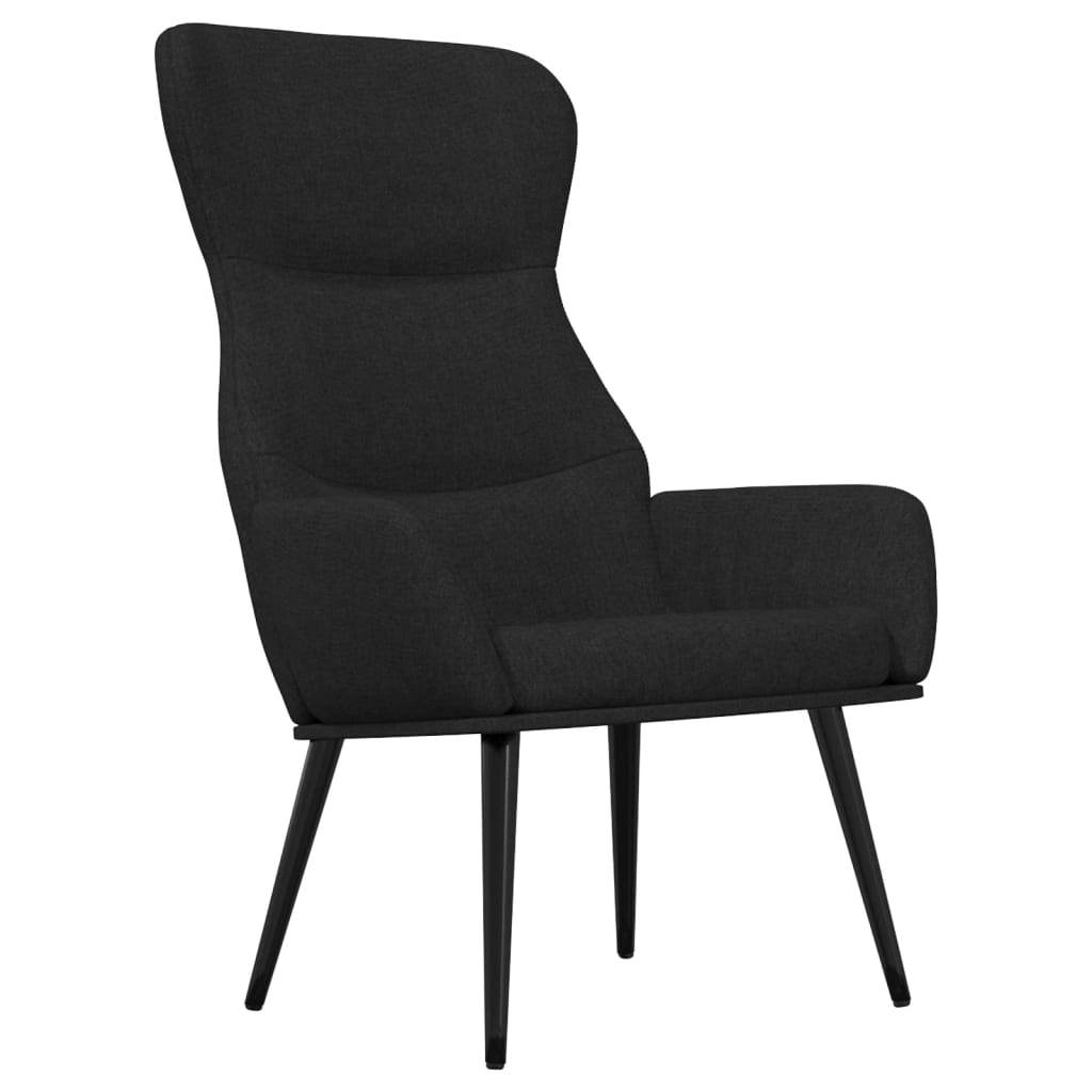 vidaXL Relaxsessel Schwarz Stoff