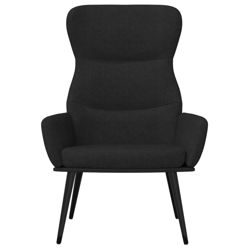 vidaXL Relaxsessel Schwarz Stoff