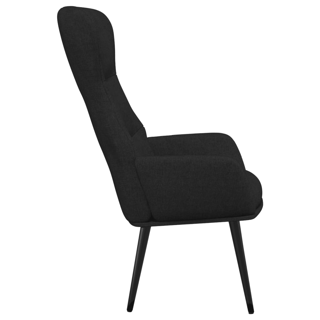 vidaXL Relaxsessel Schwarz Stoff