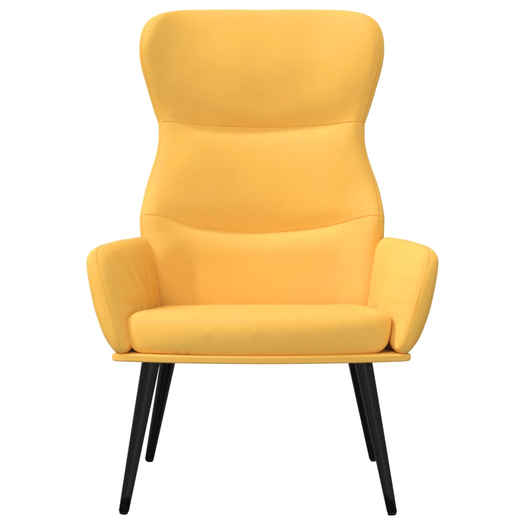 vidaXL Relaxsessel Senfgelb Stoff