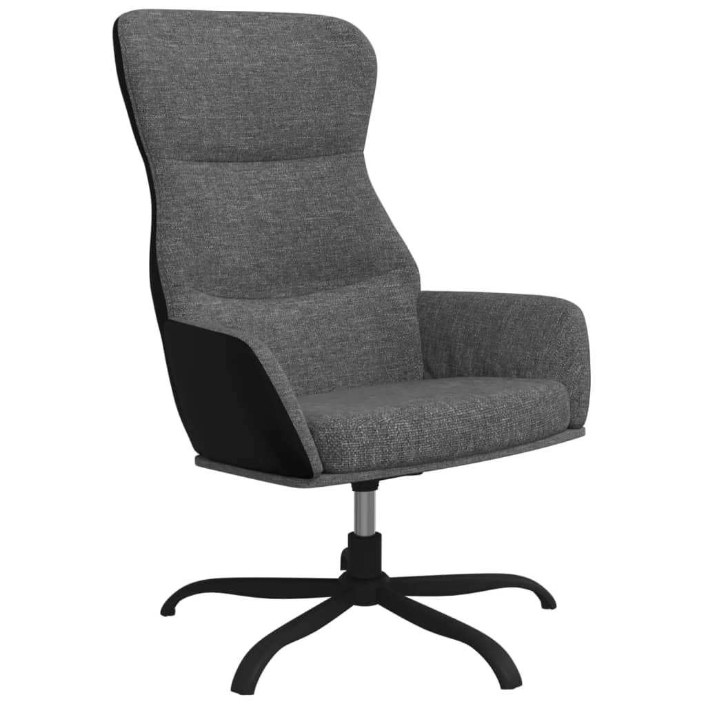 vidaXL Relaxsessel Hellgrau Stoff