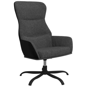 vidaXL Relaxsessel Dunkelgrau Stoff