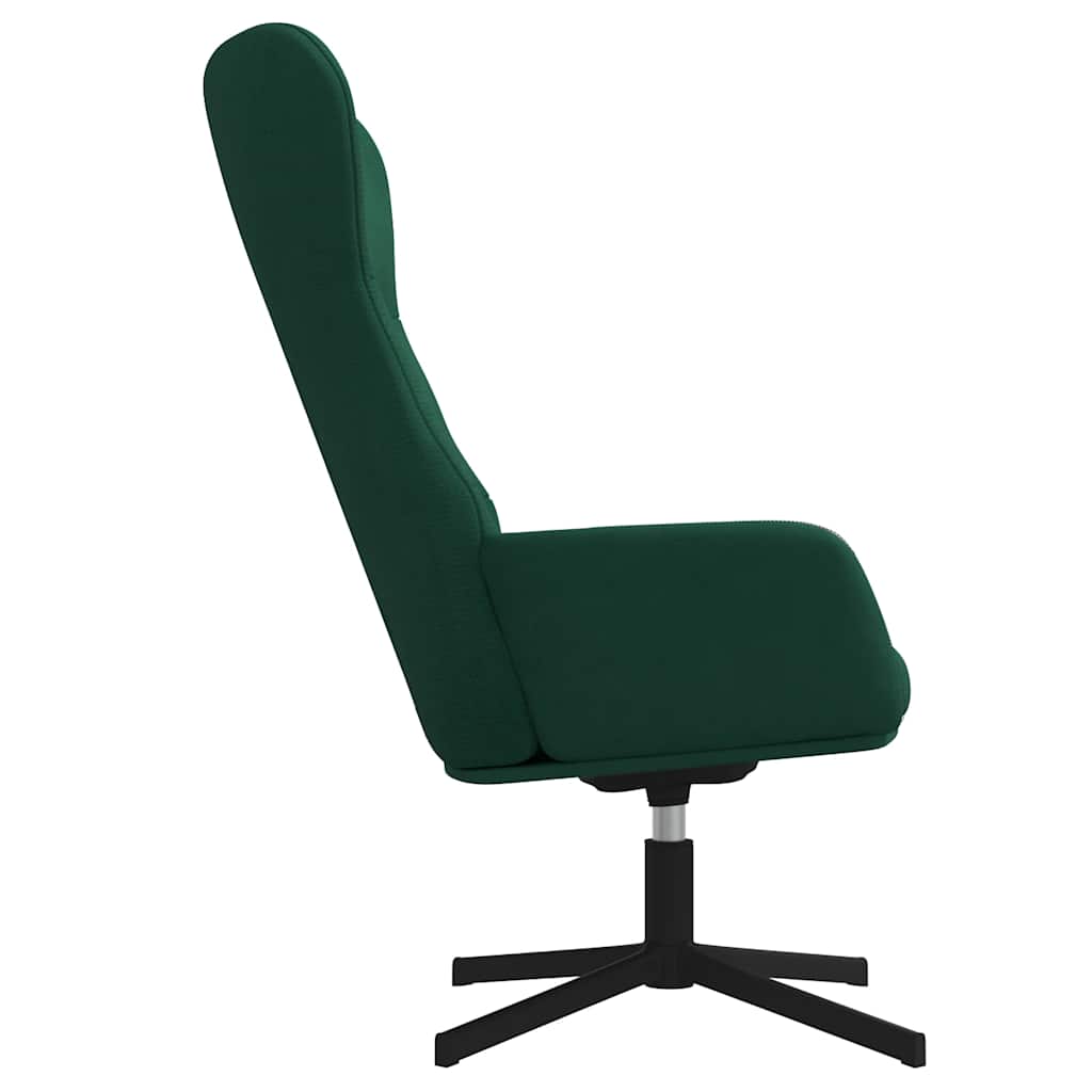 vidaXL Relaxsessel Dunkelgrün Samt