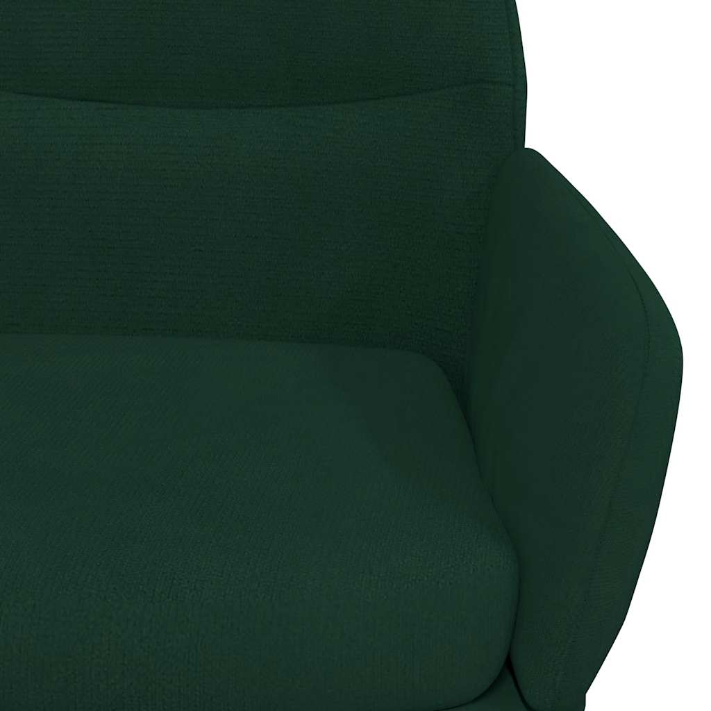 vidaXL Relaxsessel Dunkelgrün Samt