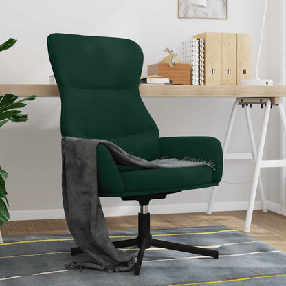 vidaXL Relaxsessel Dunkelgrün Samt