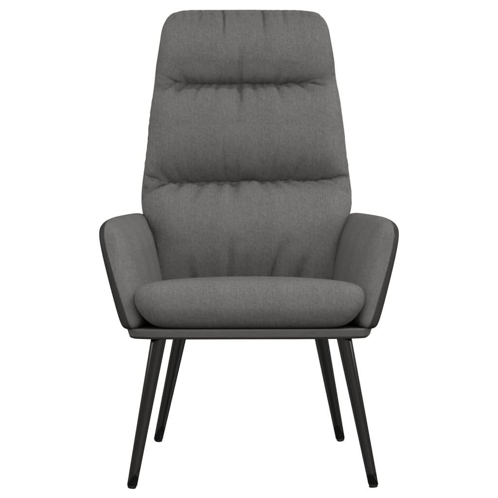 vidaXL Relaxsessel Hellgrau Stoff