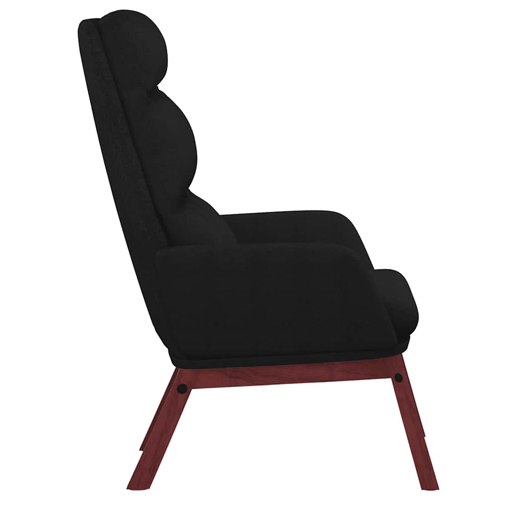 vidaXL Relaxsessel Schwarz Stoff