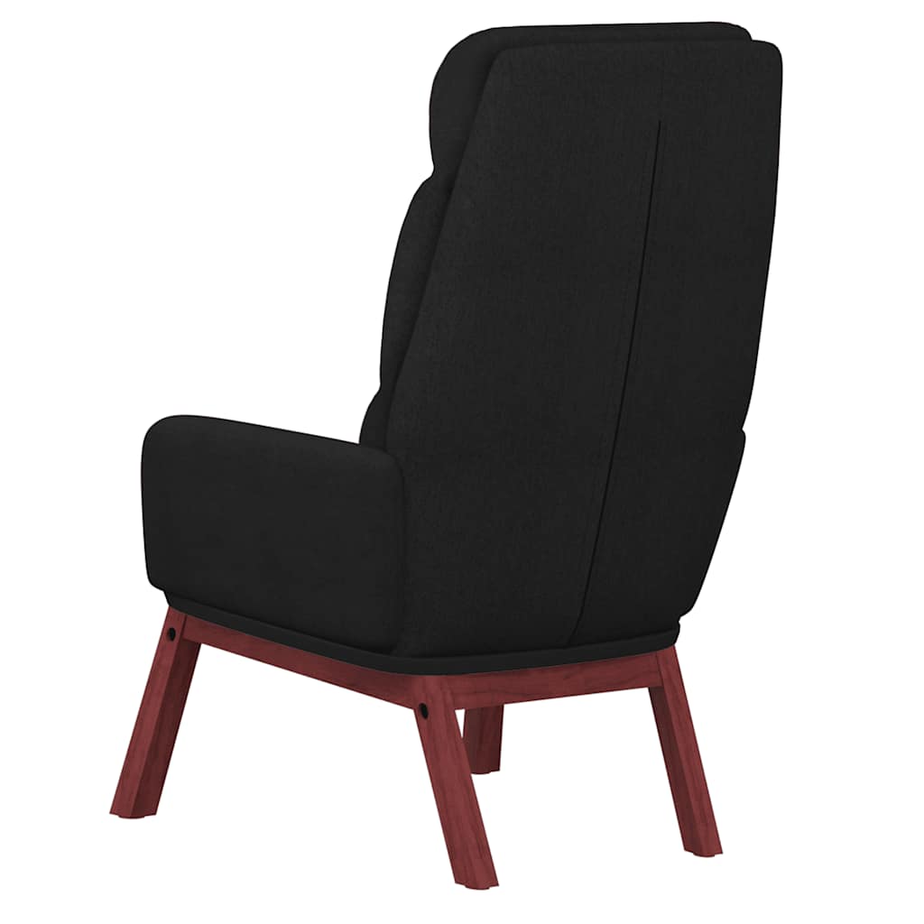 vidaXL Relaxsessel Schwarz Stoff
