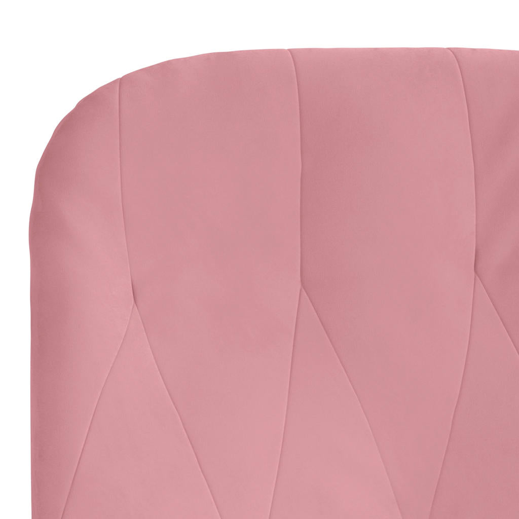 vidaXL Relaxsessel Rosa Samt