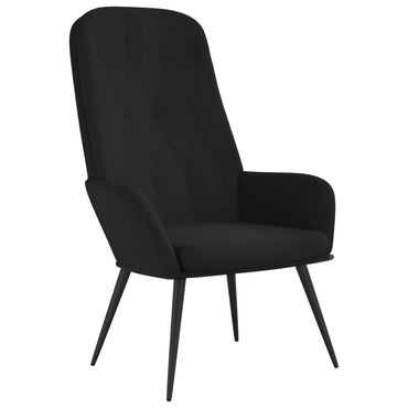 vidaXL Relaxsessel Schwarz Samt