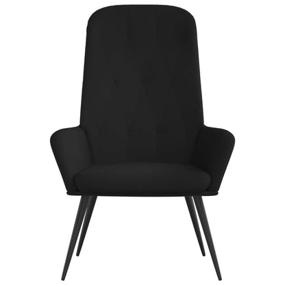 vidaXL Relaxsessel Schwarz Samt
