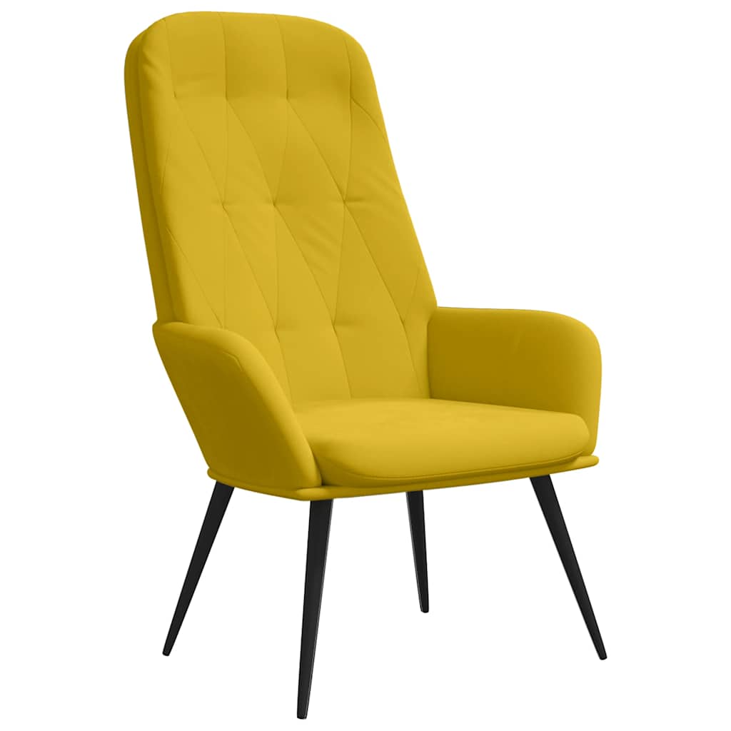 vidaXL Relaxsessel Senfgelb Samt
