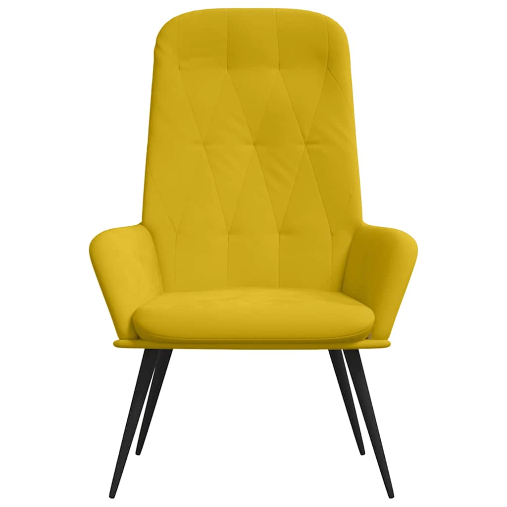 vidaXL Relaxsessel Senfgelb Samt