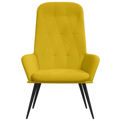 vidaXL Relaxsessel Senfgelb Samt