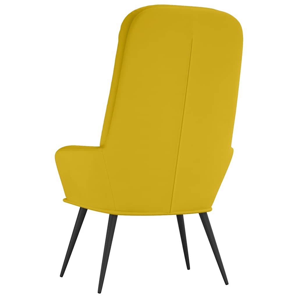 vidaXL Relaxsessel Senfgelb Samt