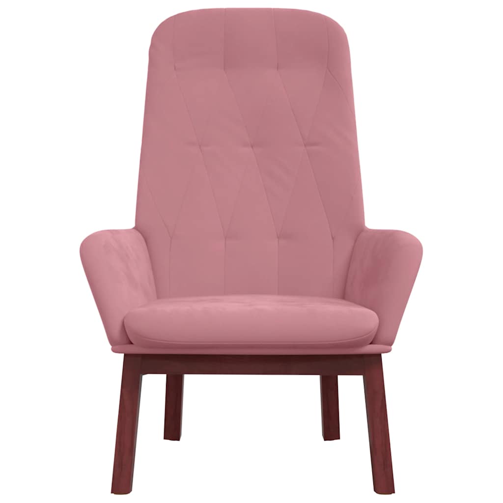 vidaXL Relaxsessel Rosa Samt