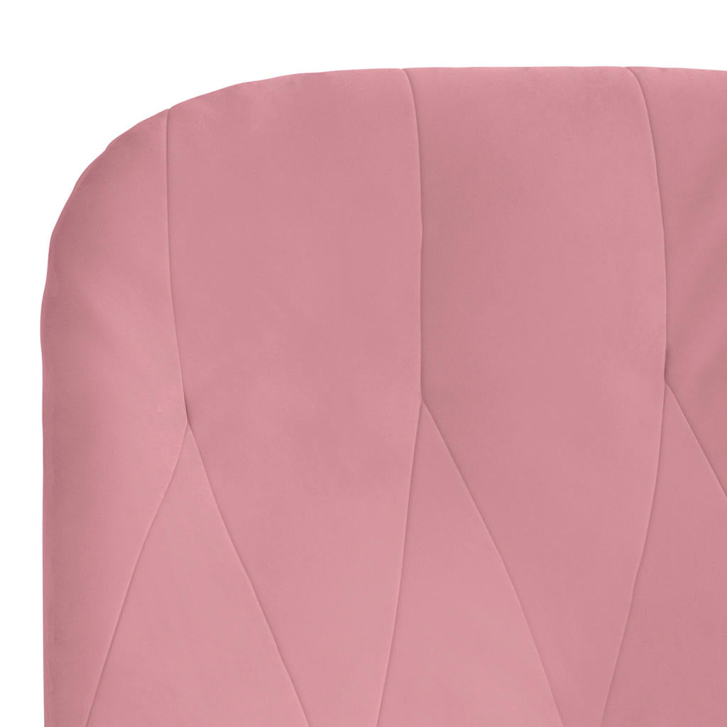 vidaXL Relaxsessel Rosa Samt