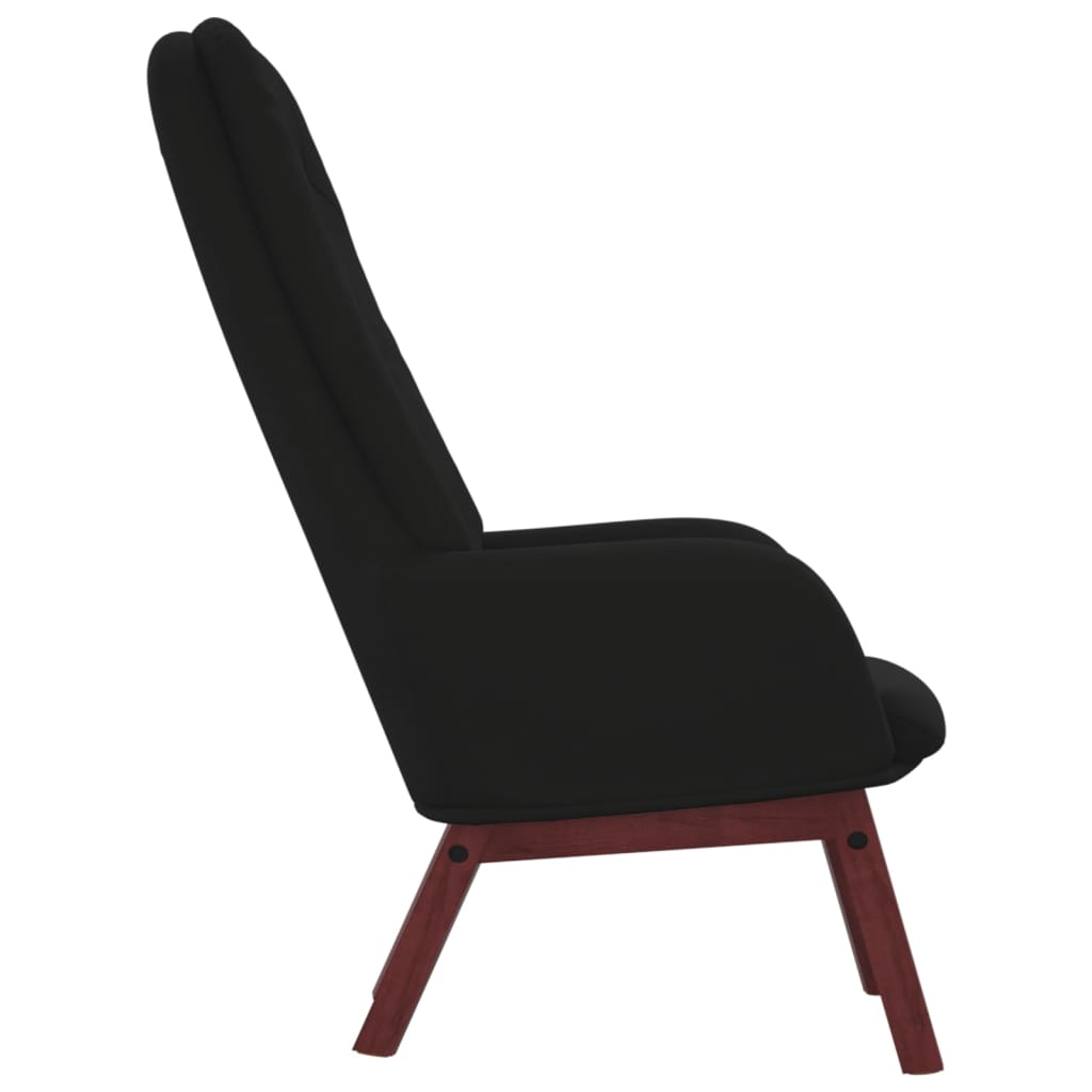 vidaXL Relaxsessel Schwarz Samt