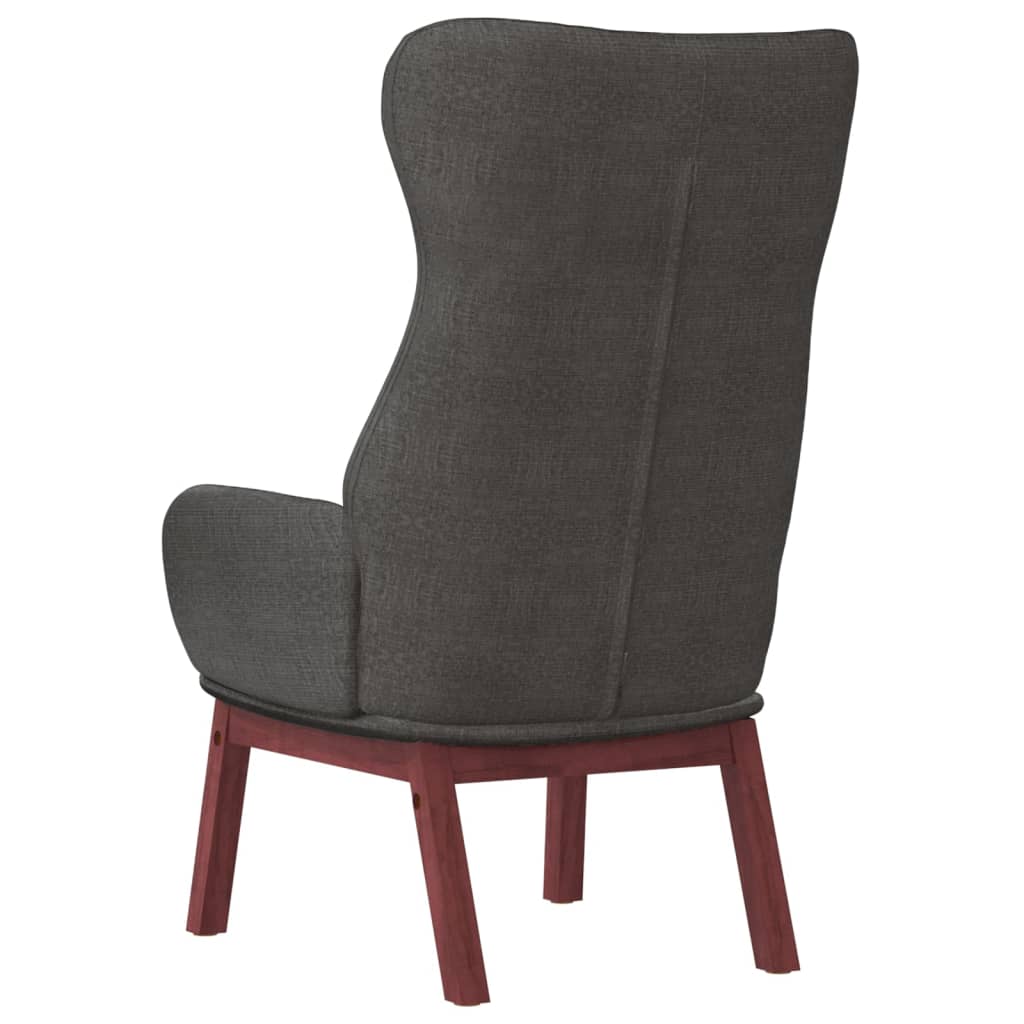 vidaXL Fauteuil de relaxation gris foncé en tissu