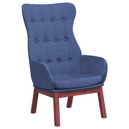 vidaXL Fauteuil relax Tissu bleu