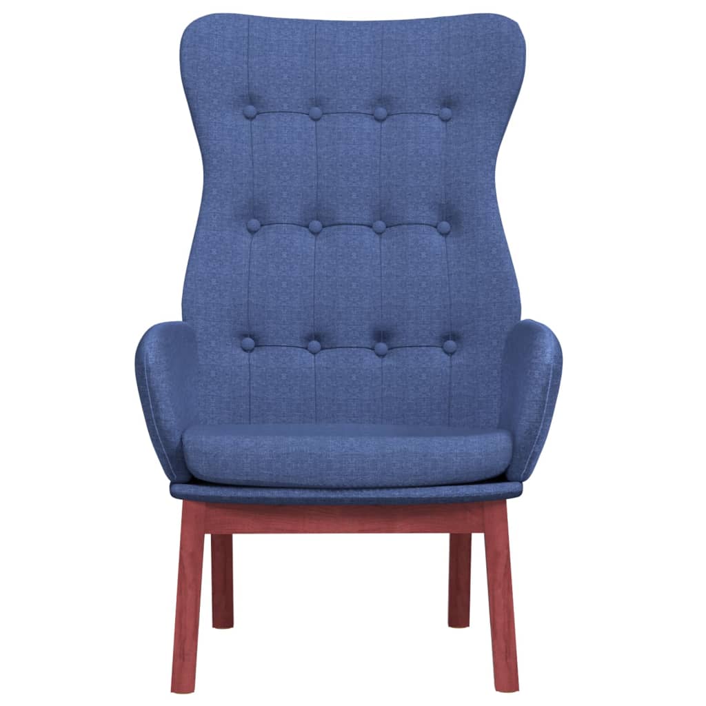 vidaXL Fauteuil relax Tissu bleu