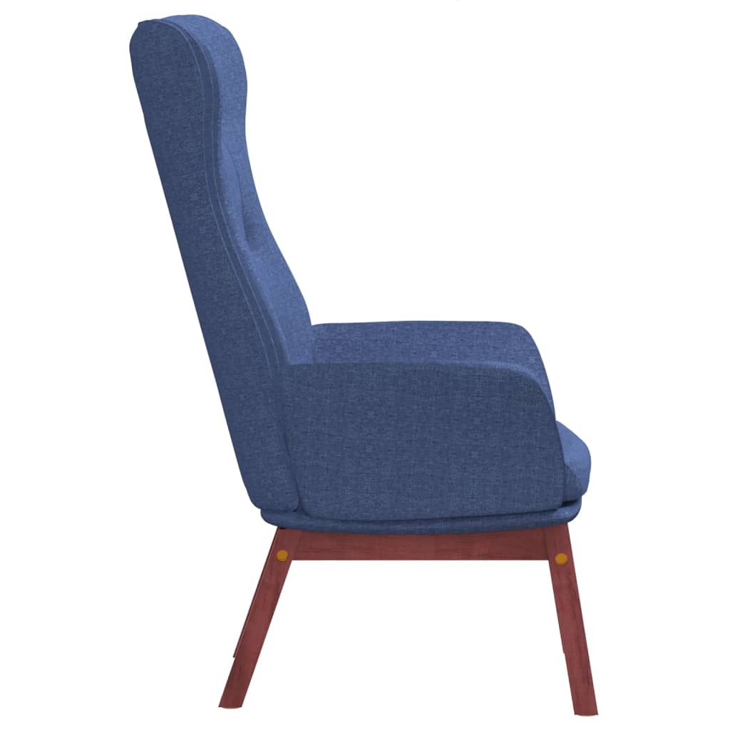 vidaXL Fauteuil relax Tissu bleu