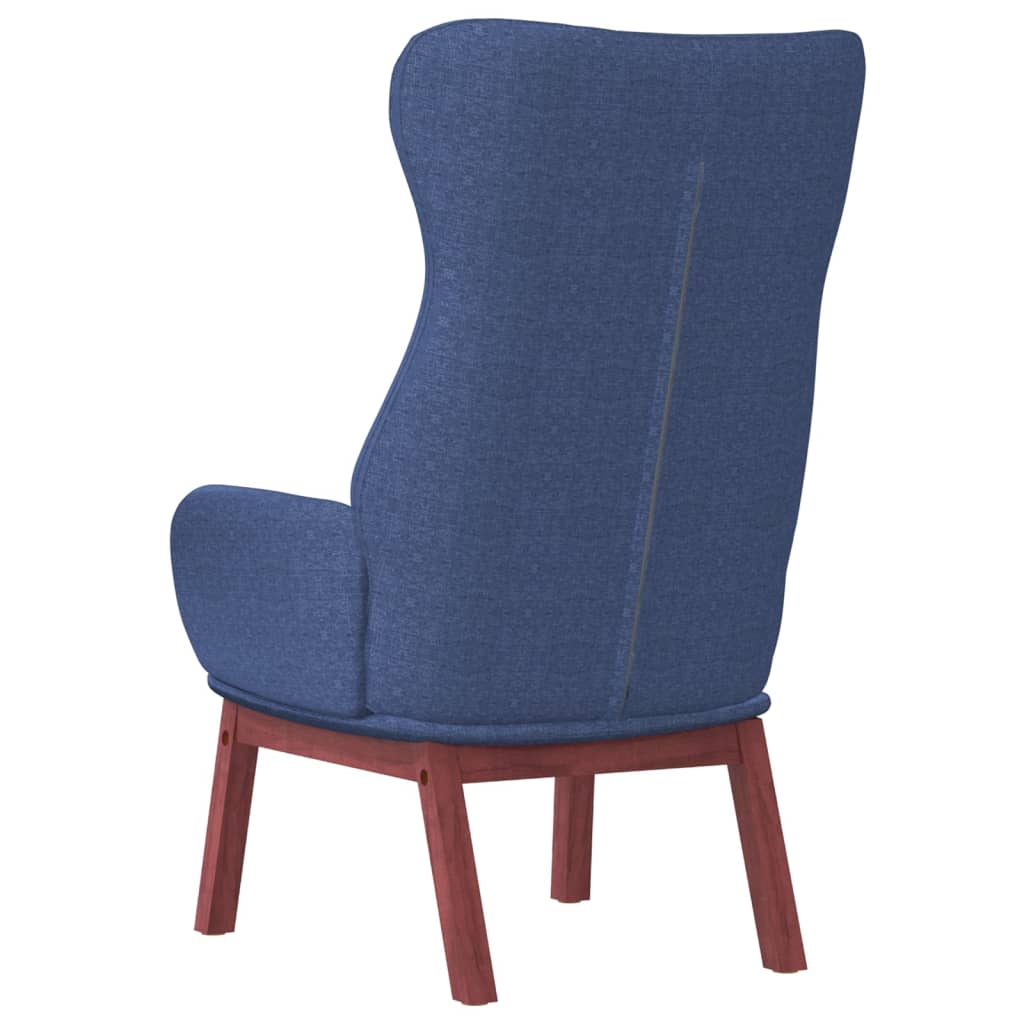 vidaXL Fauteuil relax Tissu bleu