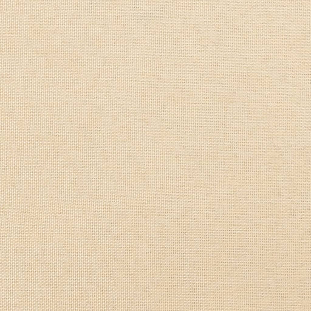 vidaXL Relaxsessel Creme Stoff und PVC