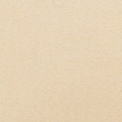 vidaXL Relaxsessel Creme Stoff und PVC
