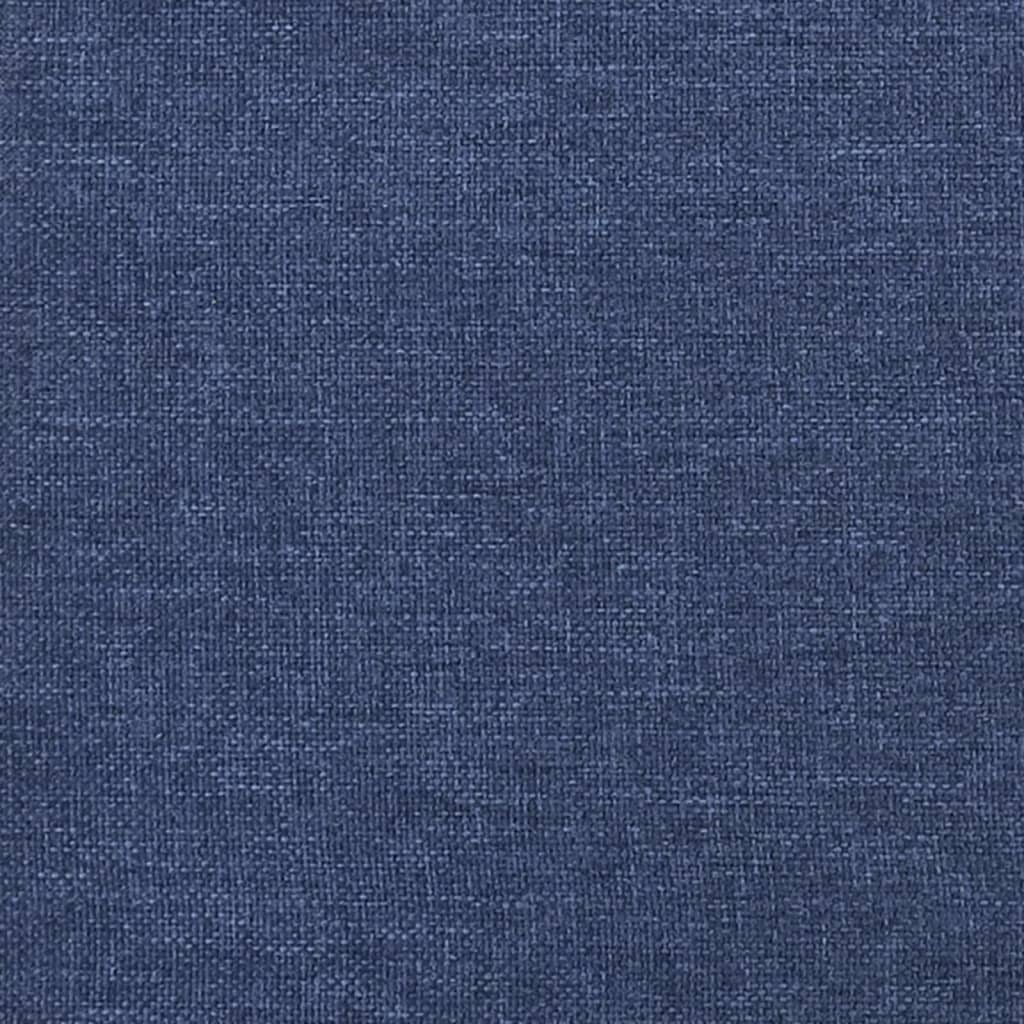 vidaXL Relaxsessel Blau Stoff und PVC