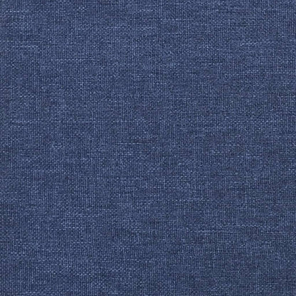 vidaXL Relaxsessel Blau Stoff und PVC