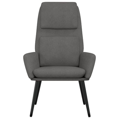 vidaXL Relaxsessel Hellgrau Stoff