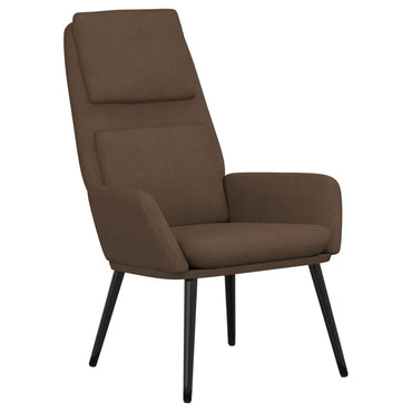 vidaXL Relaxsessel Stoff Braun