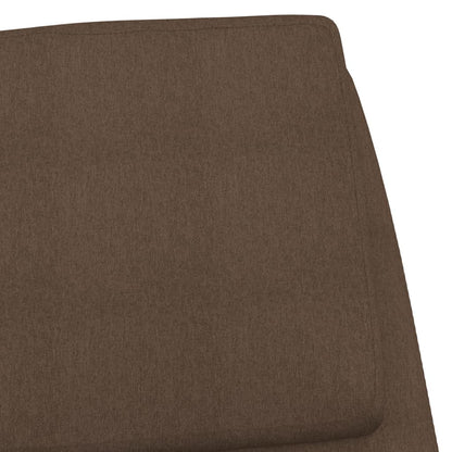 vidaXL Relaxsessel Stoff Braun