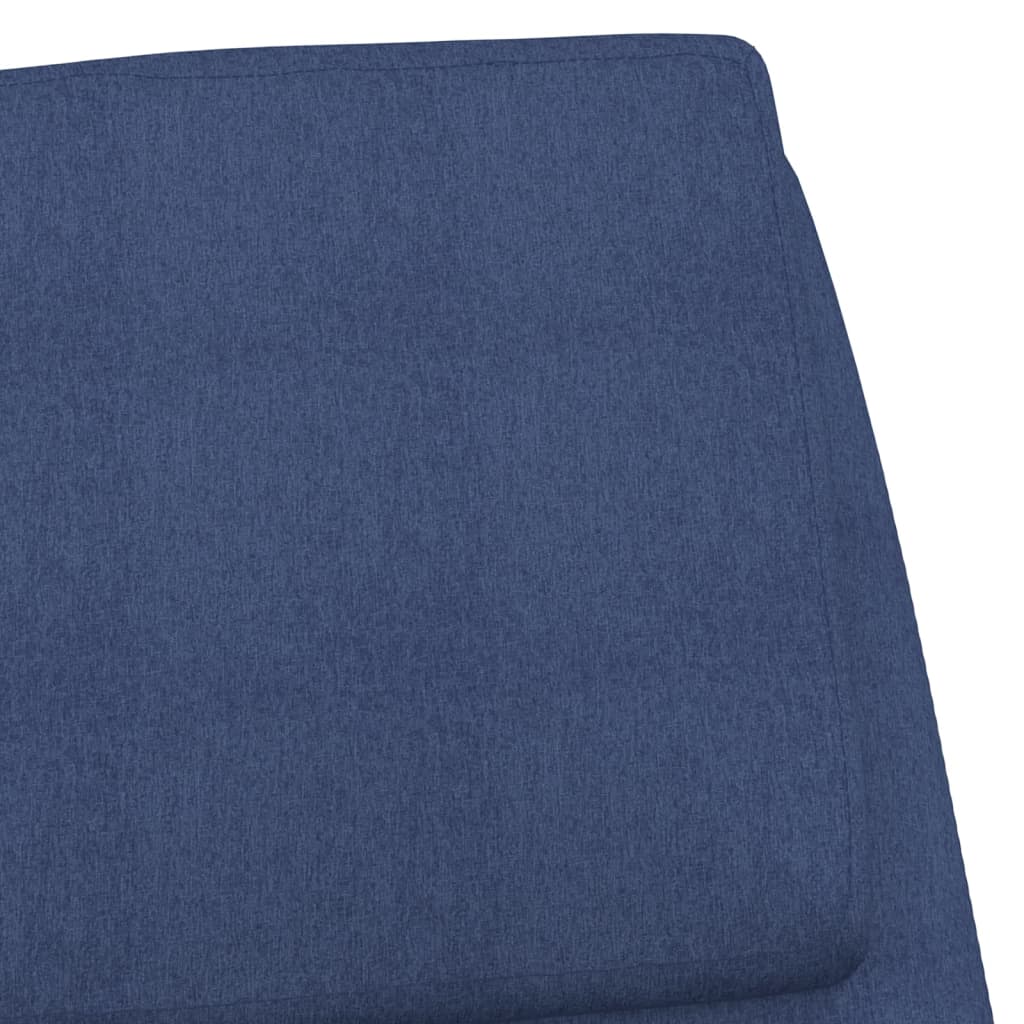 vidaXL Relaxsessel Blau Stoff