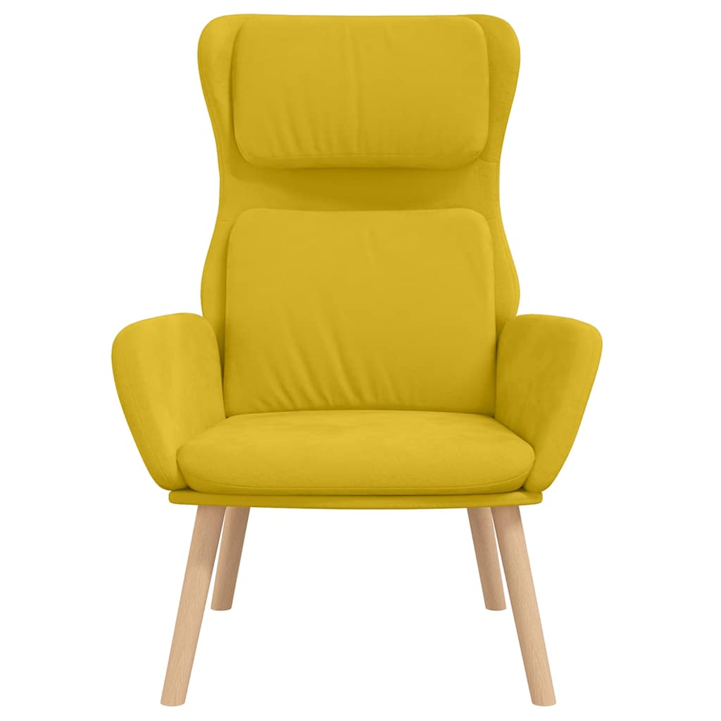 vidaXL Relaxsessel Senfgelb Samt