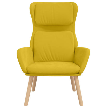 vidaXL Relaxsessel Senfgelb Samt