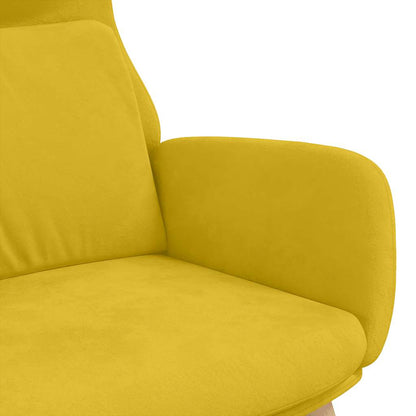 vidaXL Relaxsessel Senfgelb Samt