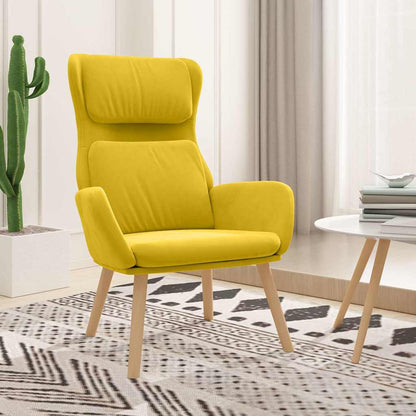 vidaXL Relaxsessel Senfgelb Samt