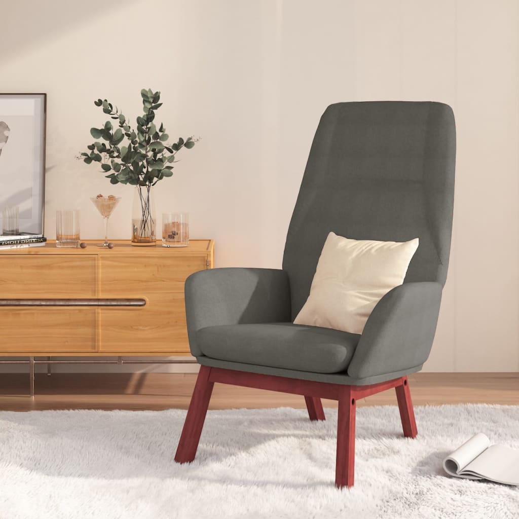 vidaXL Relaxsessel Hellgrau Stoff