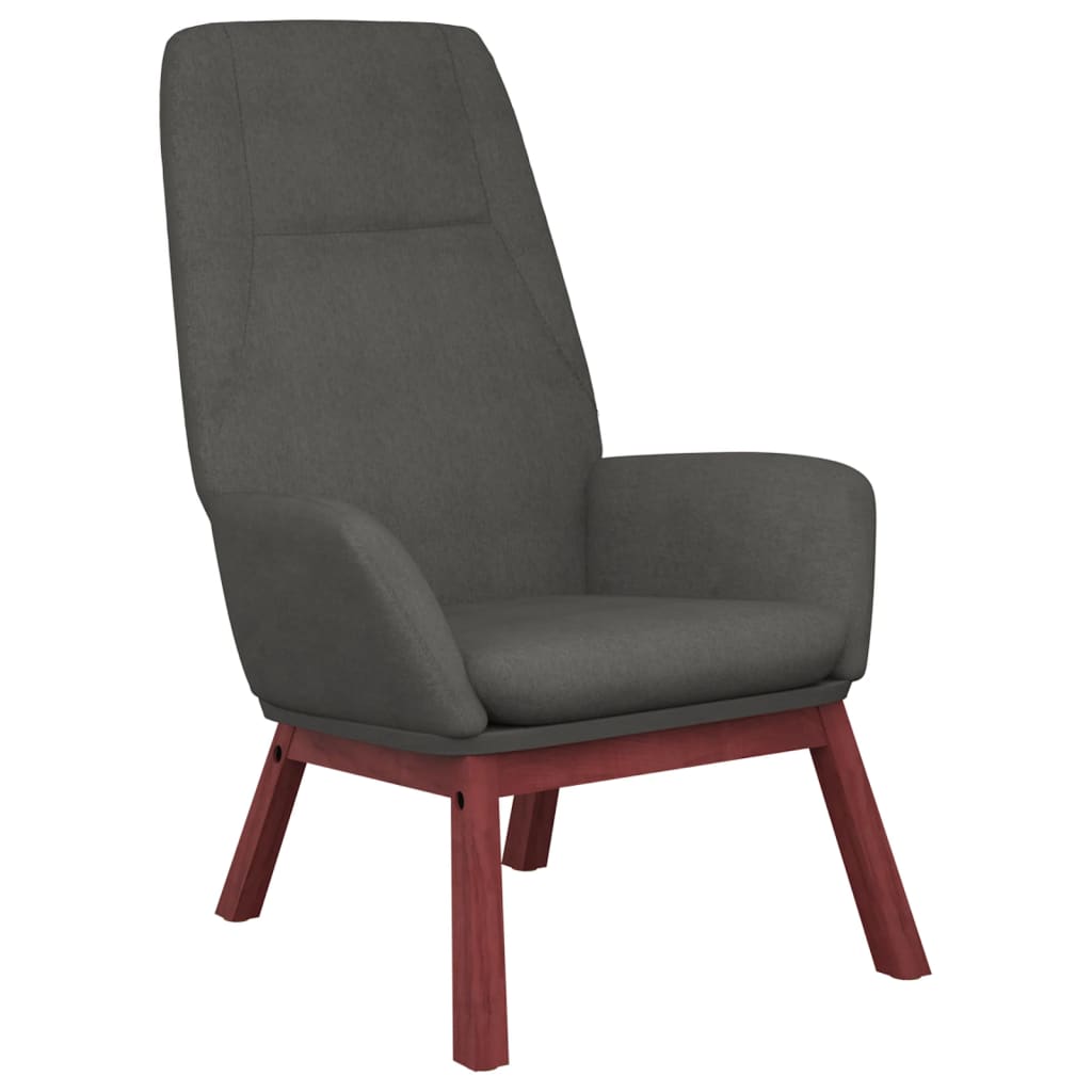 vidaXL Relaxsessel Dunkelgrau Stoff