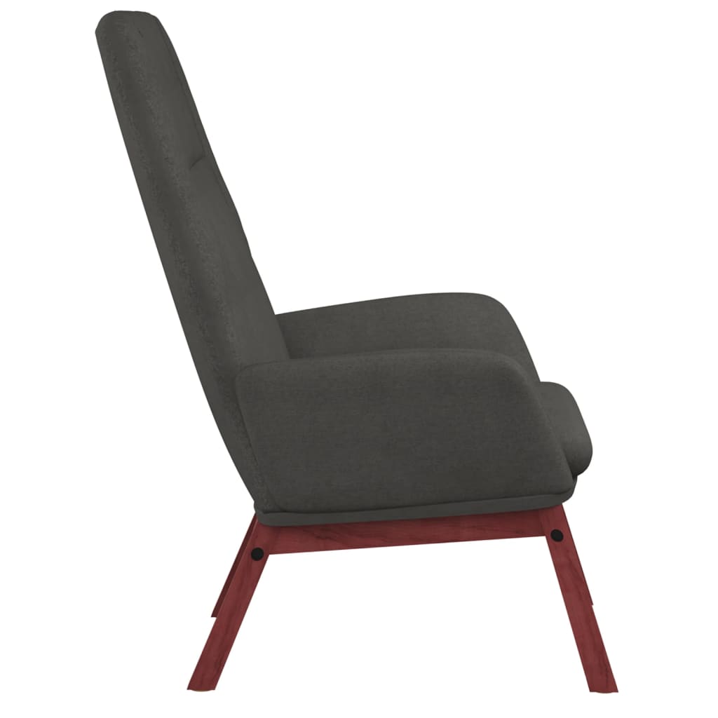 vidaXL Relaxsessel Dunkelgrau Stoff