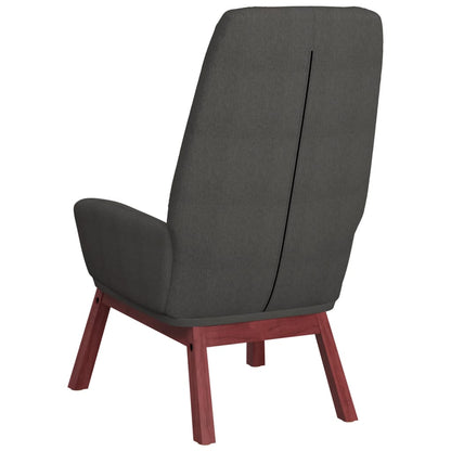 vidaXL Relaxsessel Dunkelgrau Stoff
