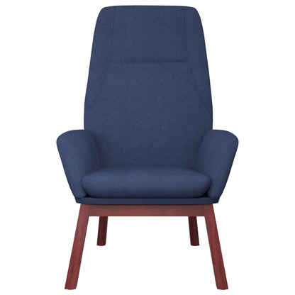 vidaXL Relaxsessel Blau Stoff