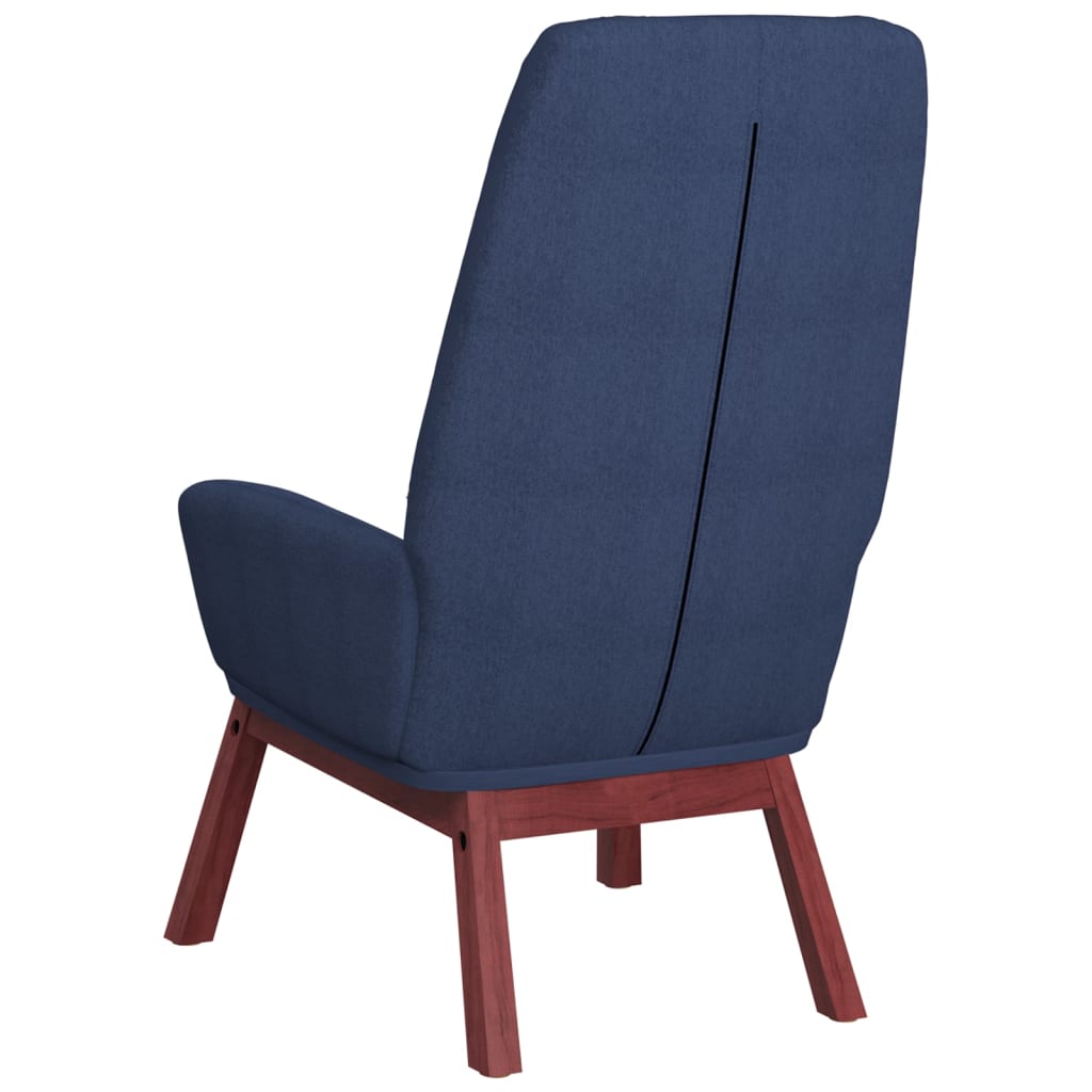 vidaXL Relaxsessel Blau Stoff