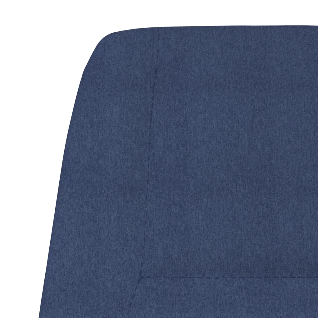vidaXL Relaxsessel Blau Stoff