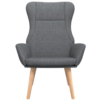 vidaXL Relaxsessel Dunkelgrau Stoff